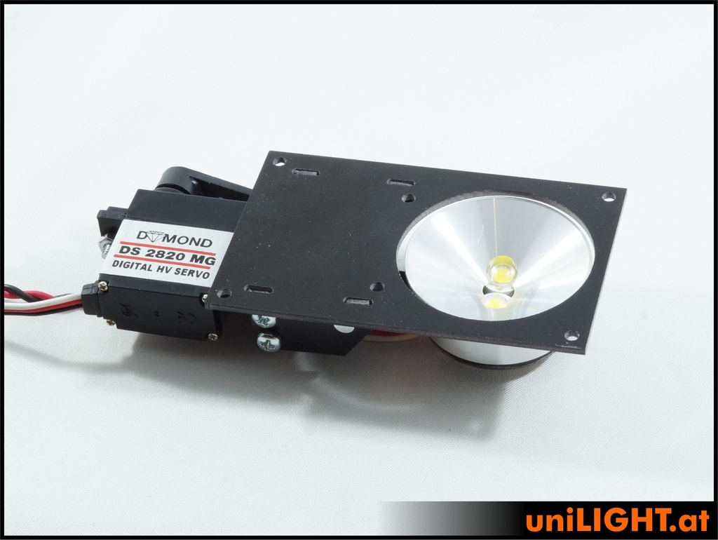 
30mm Klappscheinwerfer, 8Wx2, T-FUSE, HV