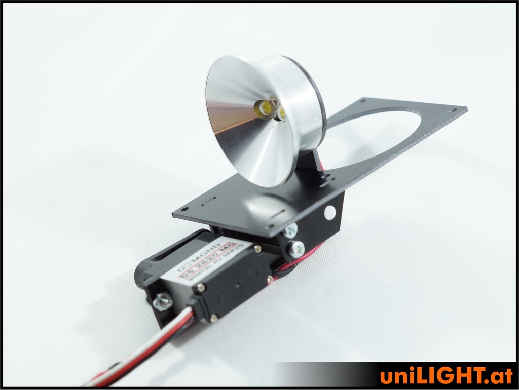 
30mm Klappscheinwerfer, 8Wx2, T-FUSE, HV