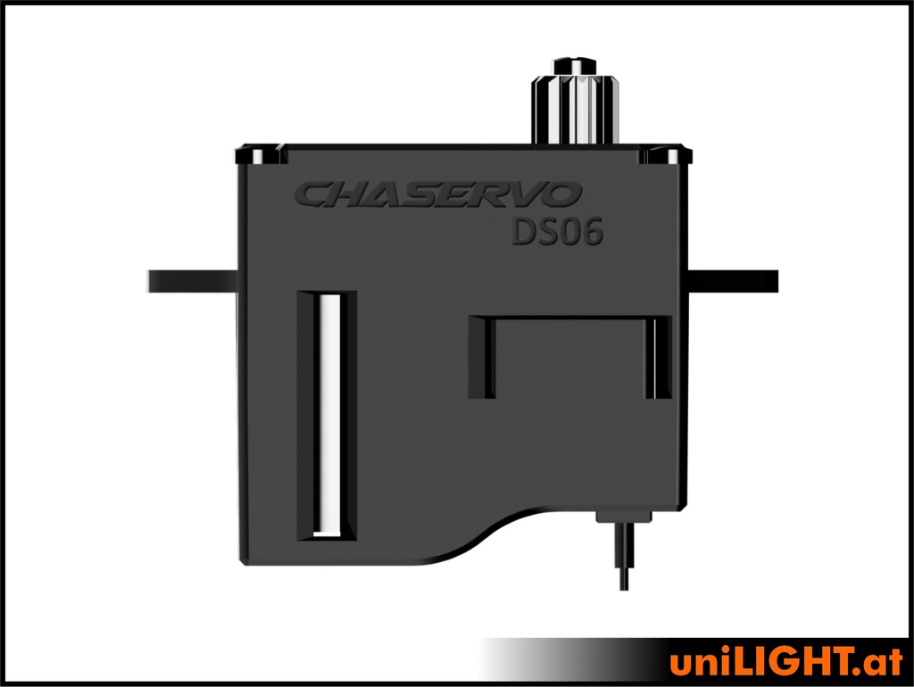 CHASERVO DS06 15T 7,4mm Digital Servo für F3K, F5K U.Ä.