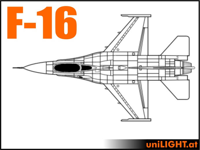 F-16 (1:4, 3.75m, PRO)