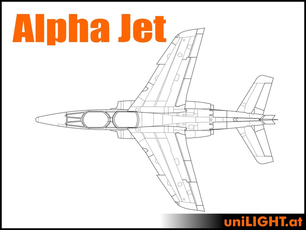Alpha Jet (1:5, 2.5m, CIVIL/SPORT)