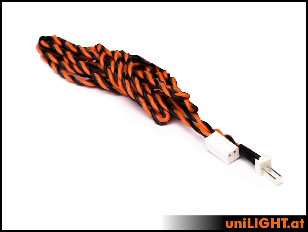 Kabel für 8W Lichter an 3S/12V, 1.0m