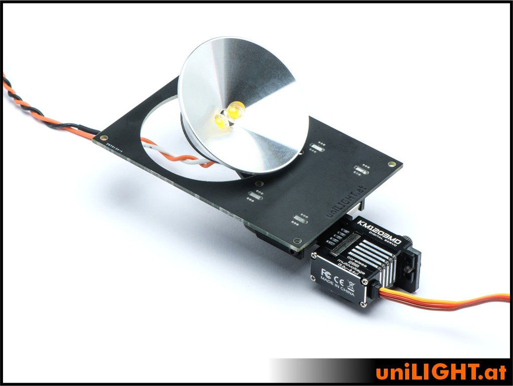 
50mm Klappscheinwerfer, 13Wx2, T-FUSE, HV