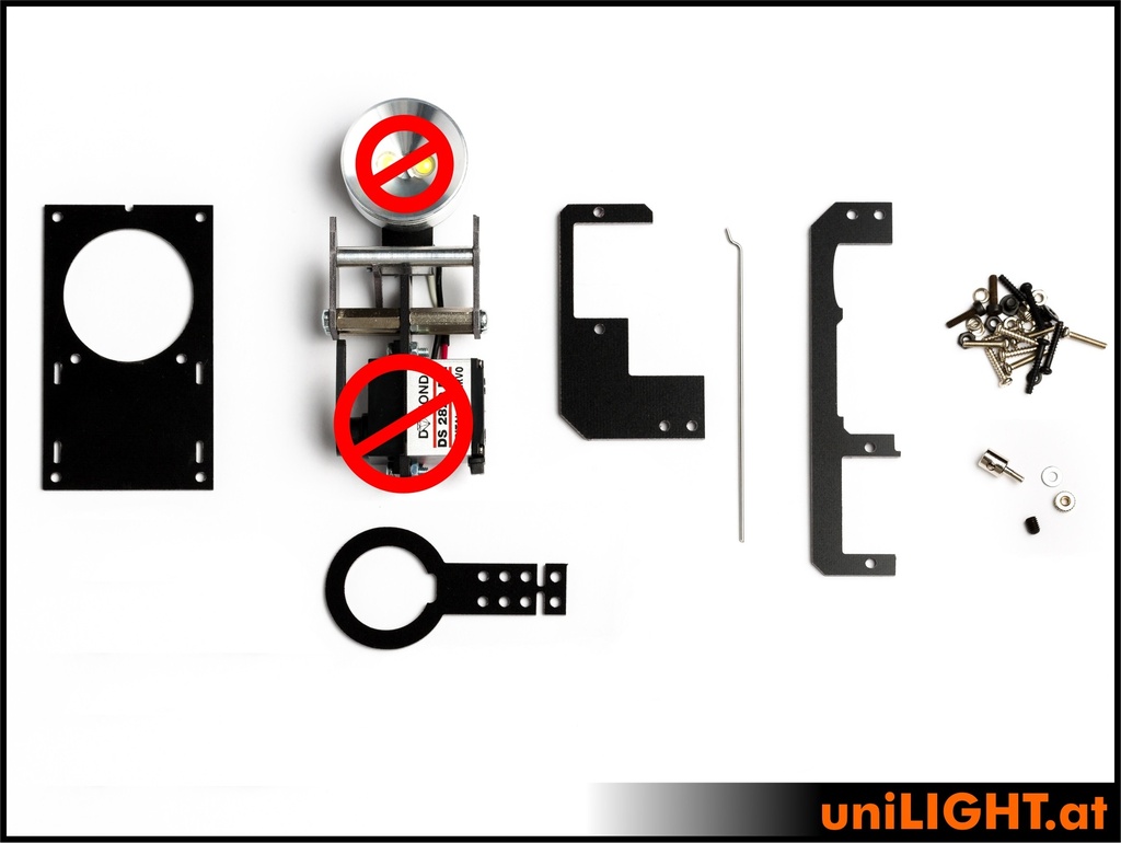 
30mm Klappscheinwerfer Mechanik