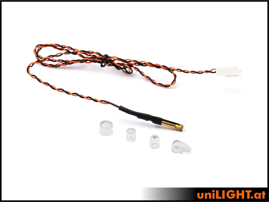 5mm PIN Blitzlicht, 3Wx2, KURZ