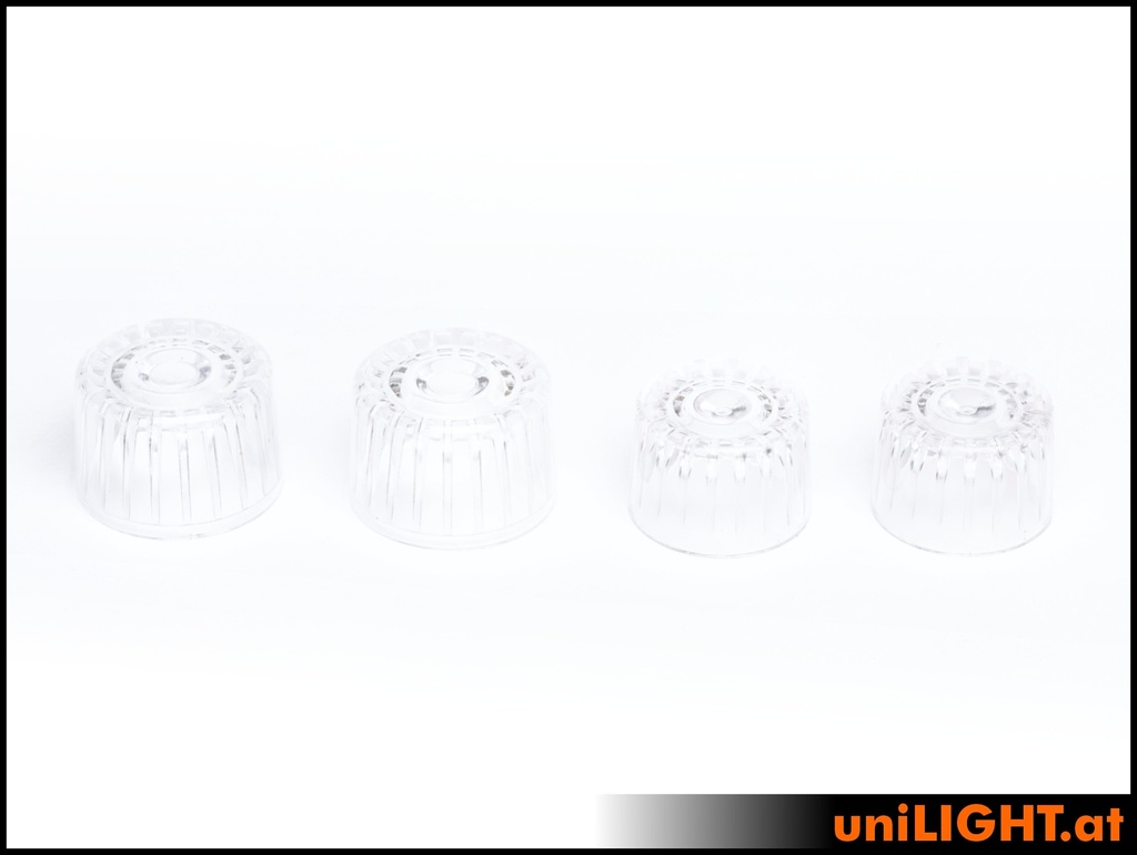 Lichtkappen RUND für 19mm und 22mm Lichter