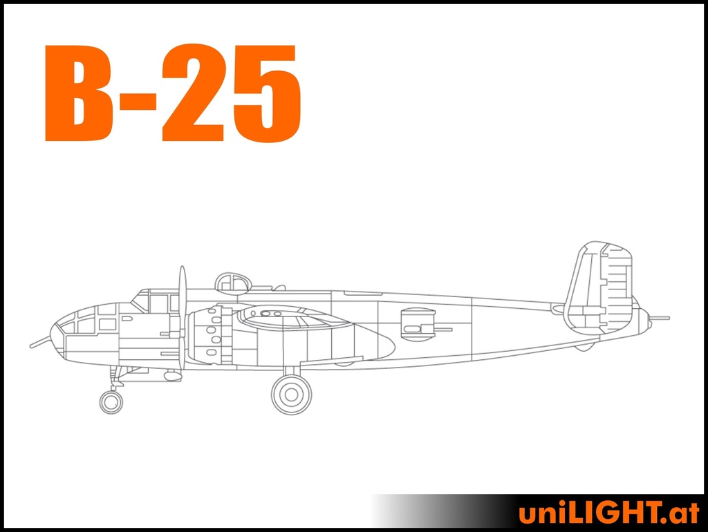 North American B-25 Mitchell (1:7, 3m, PRO)