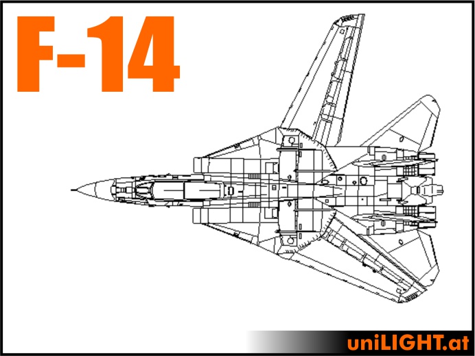 F-14 Tomcat (1:7, 2.8m, CIVIL/SPORT)