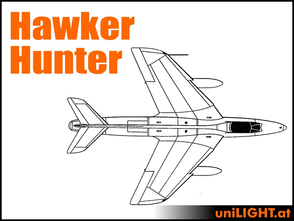 Hawker Hunter (1:8, 1.75m, STANDRD)