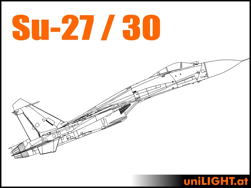 SUKHOI Su-27 and Su-30 (1:7.1, CARF, CSCALE)