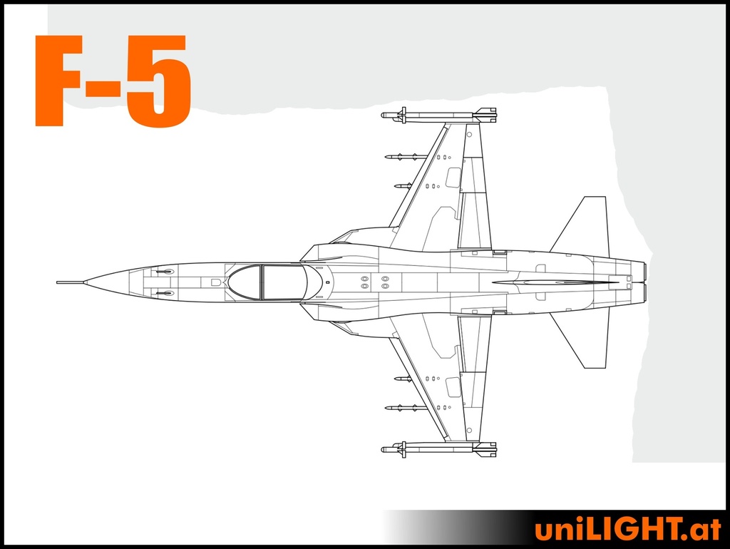 Northrop F-5 und F-20 (1:4, 3.5m, STANDRD)
