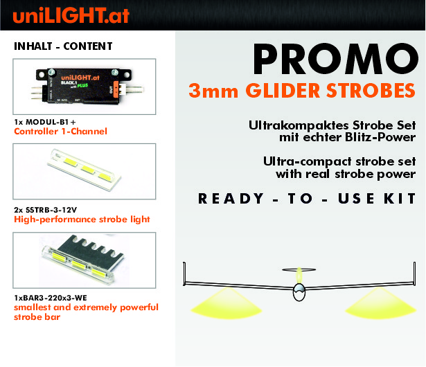 GLIDER-PROMO Beleuchtungsset