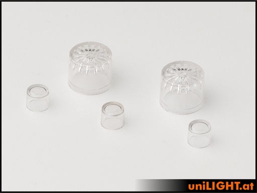 [CAPS-ROUND713] runde Lichtkappen für 7mm und 13mm Lichter
