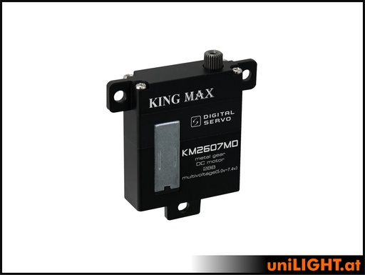 [KM2607MD] 10mm Flächenservo KM2607MD, HV, ALU, MG