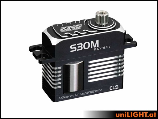 [S30M] 15mm Miniservo S30M, HV, ALU, MG