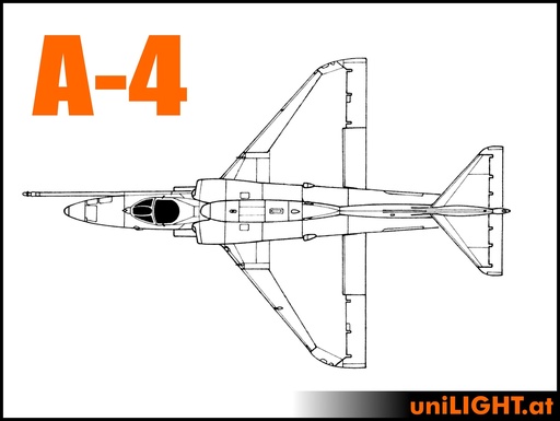 [BND-A4-4.5-CIV] A-4 Skyhawk (1:4.5, 2.75m, CIVIL/SPORT)