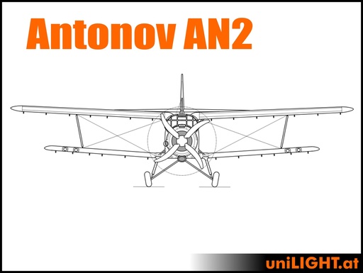 [BND-AN2-6-STA] Antonov AN2 (1:6, 3m, STANDRD)