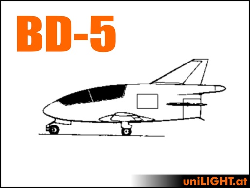 [BND-BD5-3-CIV] Bede BD-5 (1:3, 1.5m, CIVIL/SPORT)