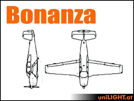 [BND-Bonanza-4-ENT] Beechcraft Bonanza (1:4, 2.5m, ENTRY)