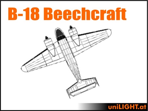 [BND-D18-5-STA] Beechcraft D-18 (1:5, 2.9m, STANDRD)