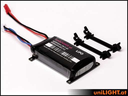 [LIPO-2S-B1000] uniLIGHT Black-Series 2S/1000mAh