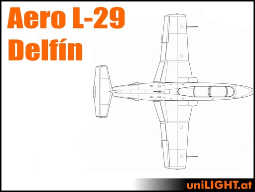 [BND-L29-4-PRO] Aero L-29 Delfín (1:4, 2.5m, PRO)