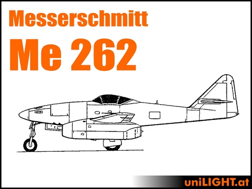 [BND-ME262-4-PRO] Messerschmit ME 262 (1:4, 3.2m, PRO)