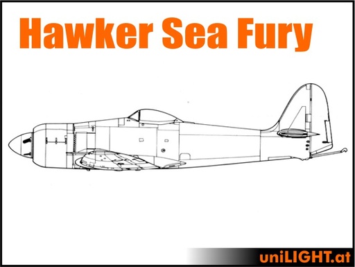 [BND-SeaFury-4-ENT] Hawker Sea Fury (1:4, 3m, ENTRY)