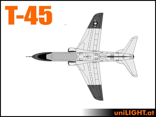 [BND-T45-5-STA] T-45 Goshawk (1:5, 1.9m, STANDRD)