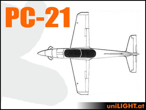 [BND-PC21-3.5-CIV] Pilatus PC21 (1:3.5, 2.7m, CIVIL)