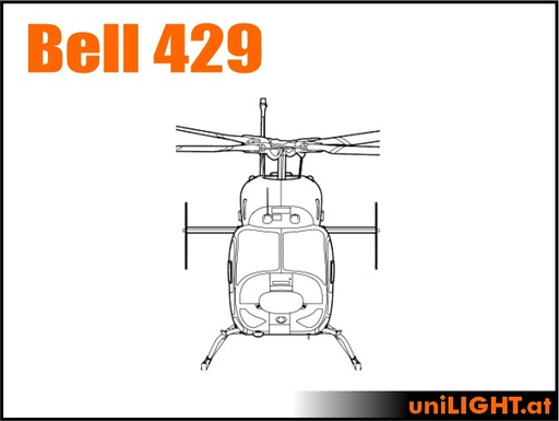 [BND-Bell429-7-PRO] Bell 429 (1:7, 1.8m, PRO)