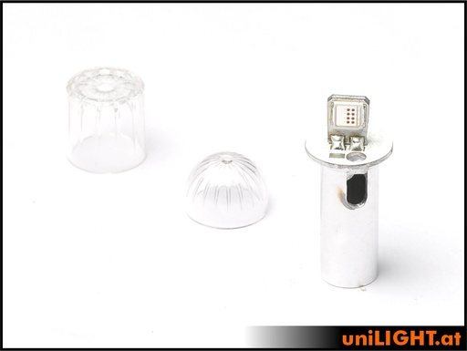 [PIN15VX-140x2-GN-SALE] 15mm VERTIKAL Blitzlicht , 14Wx2, KURZ 
