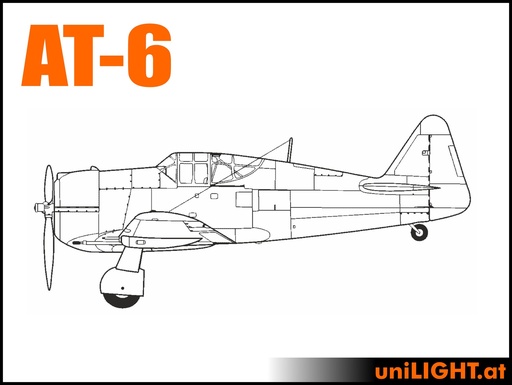 [BND-AT6-4-Aer] North American T-6 (1:4, 3.2m, Aeroshell)