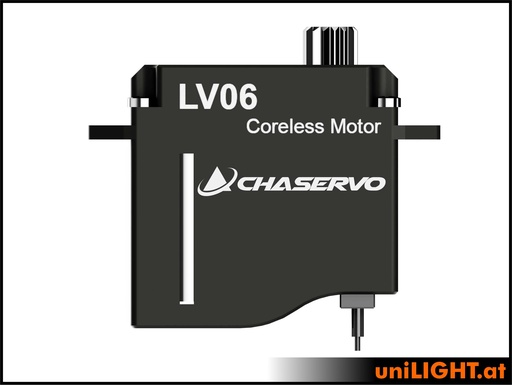 [CHA-LV06] CHASERVO LV06 15T 6mm LV Servo für F3K, F5K U.Ä.